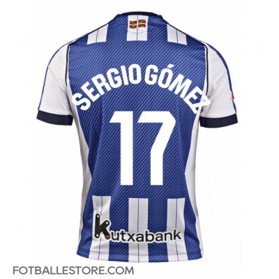 Real Sociedad Sergio Gomez #17 Hjemmedrakt 2025-26 Kortermet Real Sociedad Sergio Gomez #17 Hjemmedrakt 2025-26 Kortermet